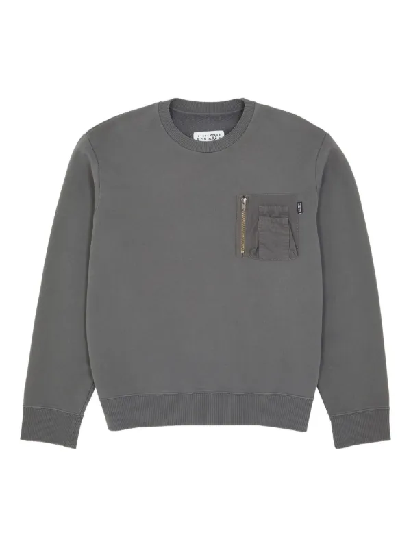MM6 Maison Margiela ポケットディテール セーター | グレー | FARFETCH JP MM6 Maison Margiela ポケットディテール セーター | グレー | FARFETCH JP