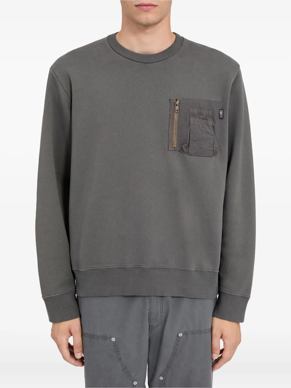 MM6 Maison Margiela Trui met zakdetail Grijs