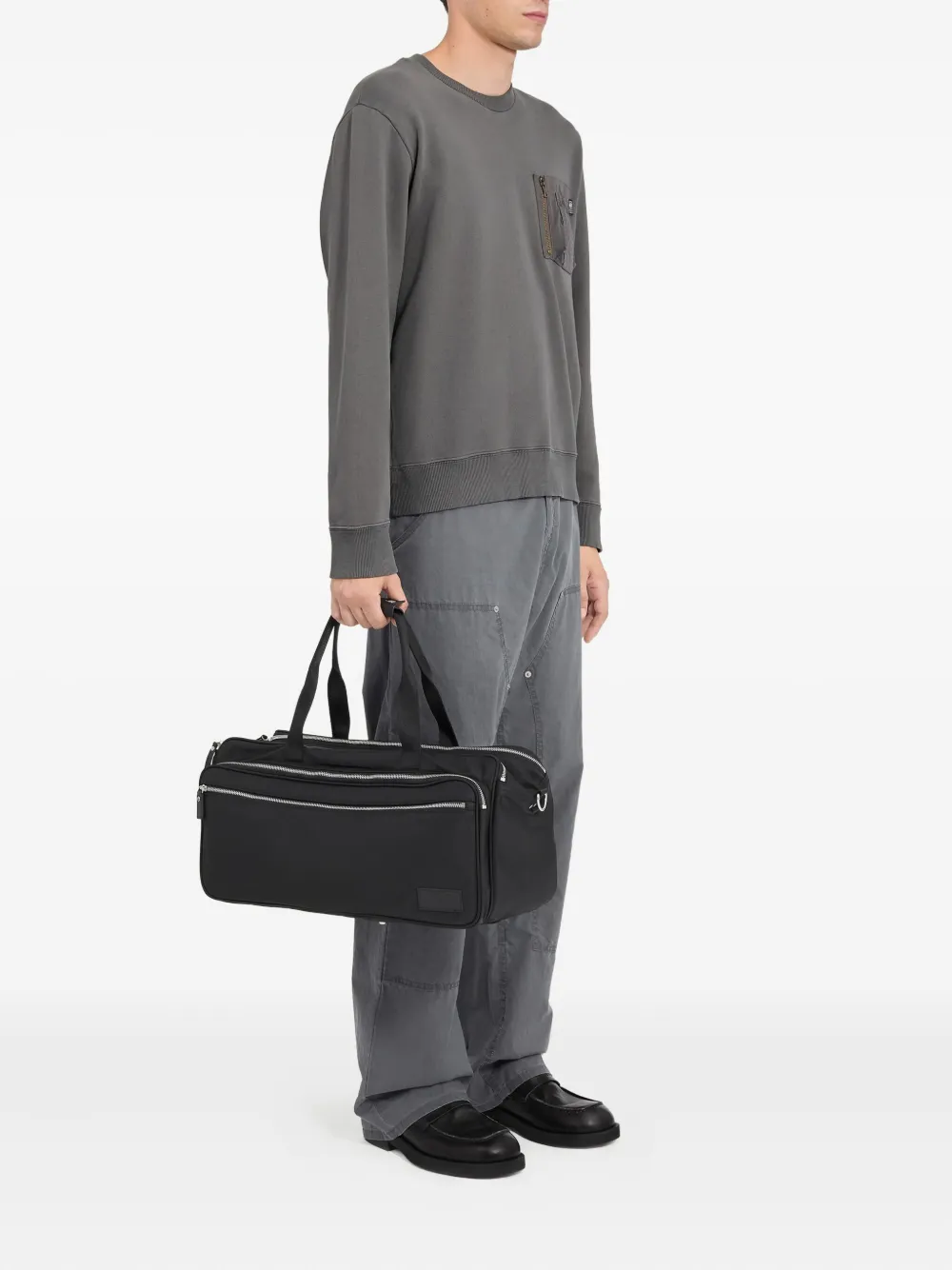 MM6 Maison Margiela Trui met zakdetail Grijs