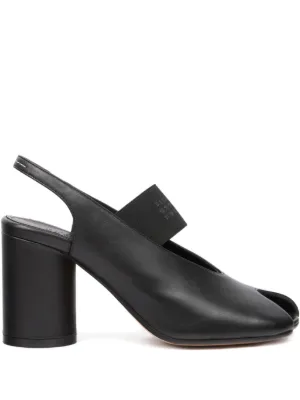 MM6 Maison Margiela オープントゥ サンダル | ブラウン | FARFETCH JP