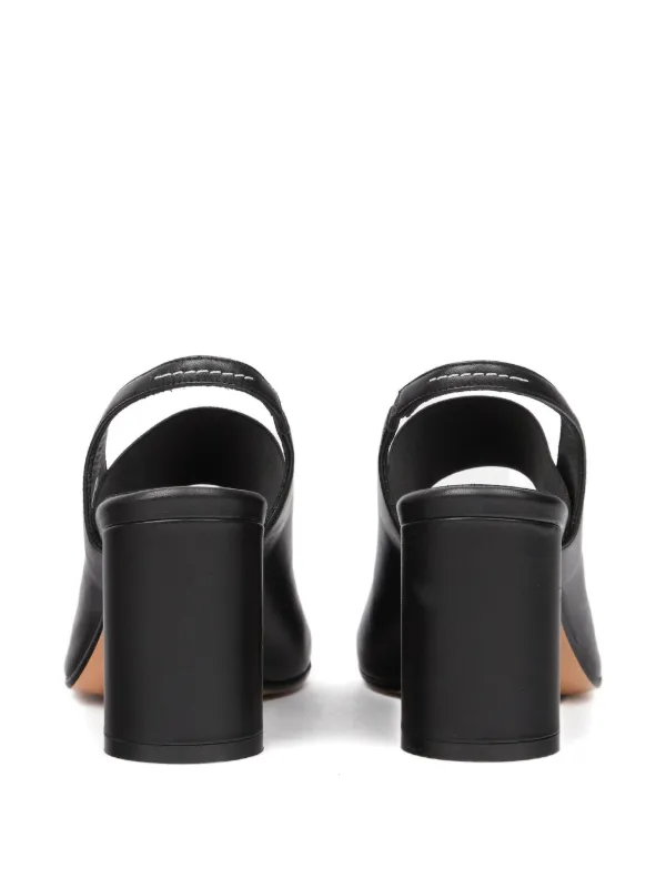 MM6 Maison Margiela スリングバック サンダル | ブラック | FARFETCH JP