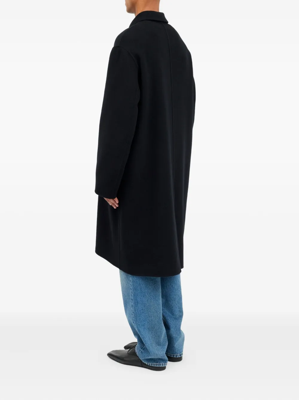 MM6 Maison Margiela Wollen jas Zwart