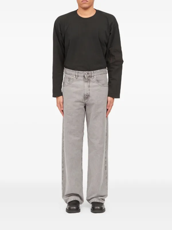 MM6 Maison Margiela five-pockets Jeans | Grey | FARFETCH CA