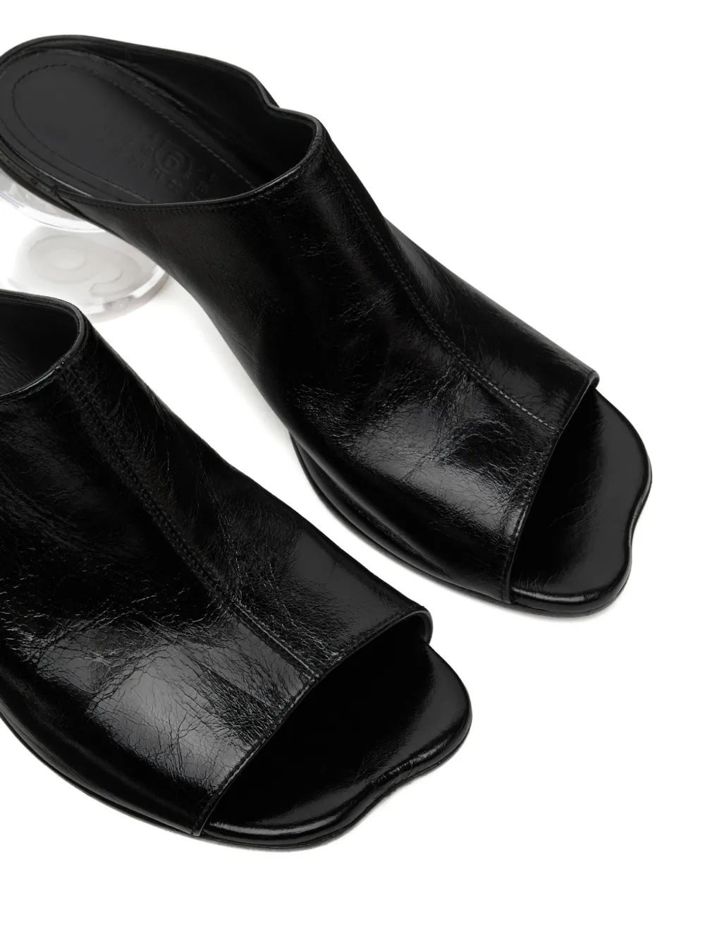 MM6 Maison Margiela Sandalen met blokhak Zwart