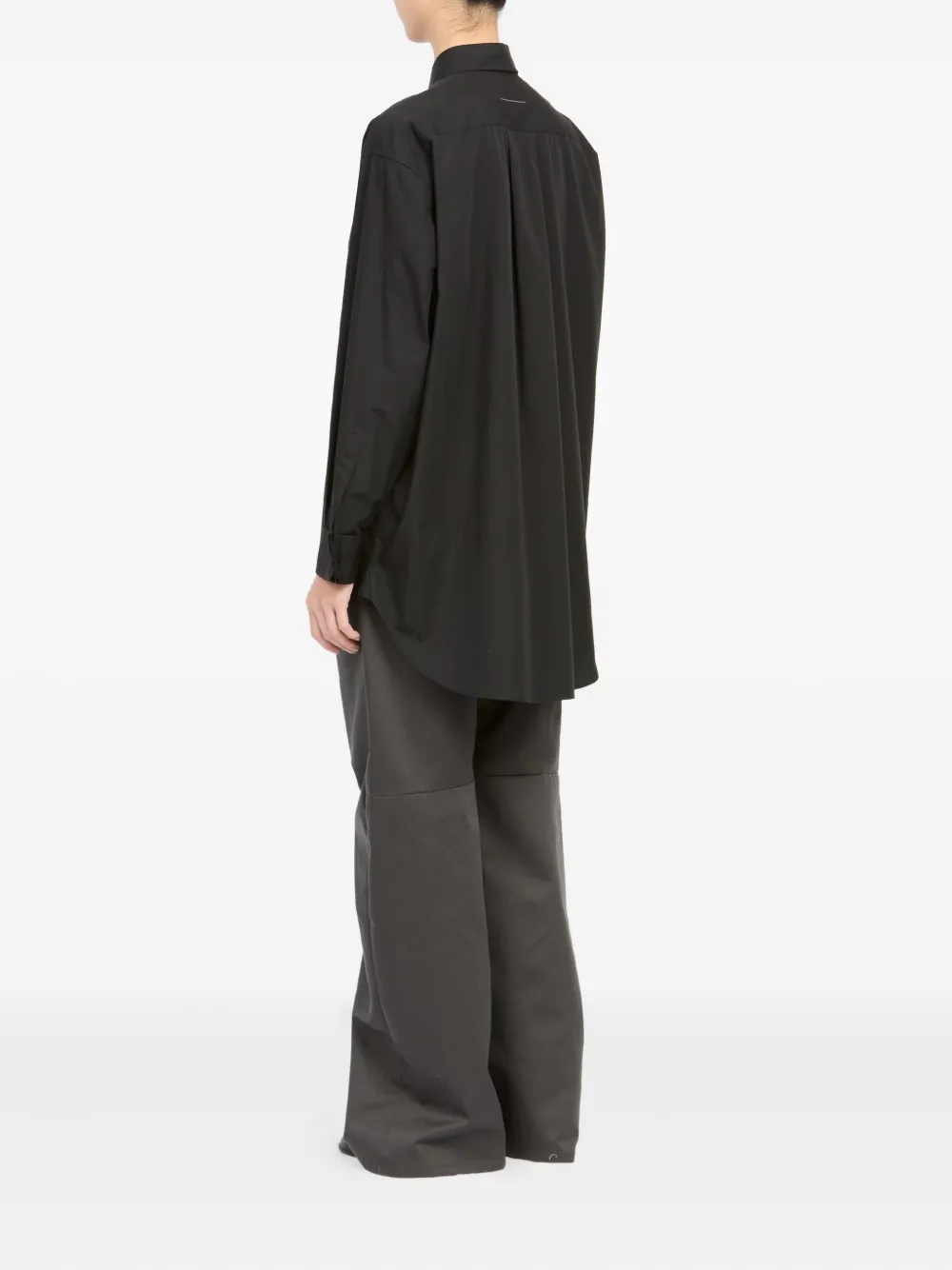 MM6 Maison Margiela Shirt met print Zwart