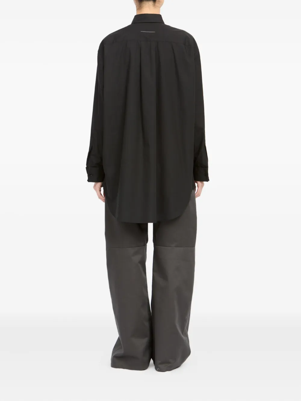 MM6 Maison Margiela Shirt met print Zwart