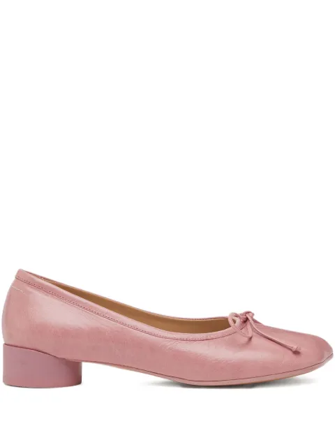 MM6 Maison Margiela bow block-heel pumps