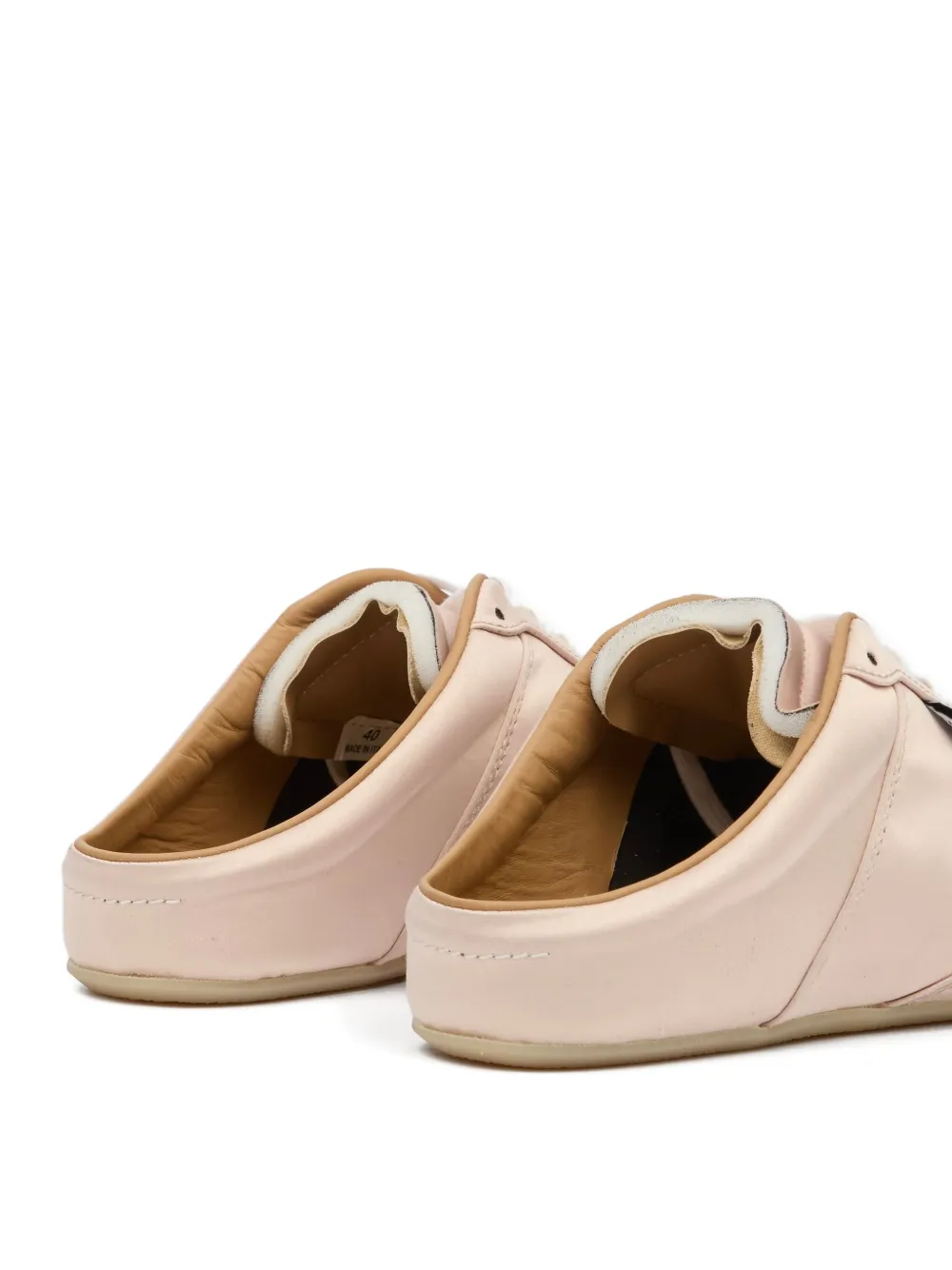 MM6 Maison Margiela Muiltjes met vierkante neus Beige