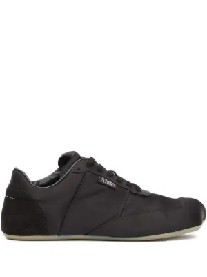 Maison Margiela Replica low-top Leather Sneakers | Black | FARFETCH