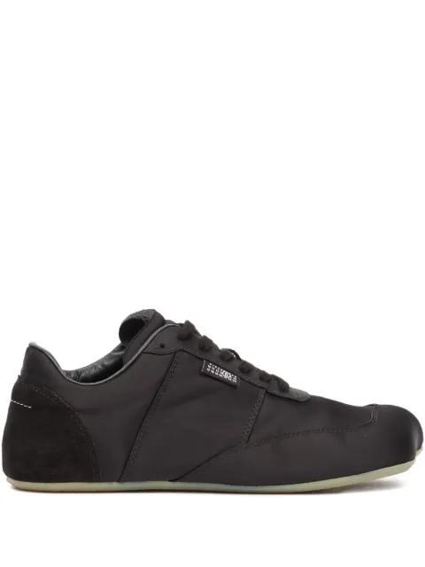 suede-panel sneakers
