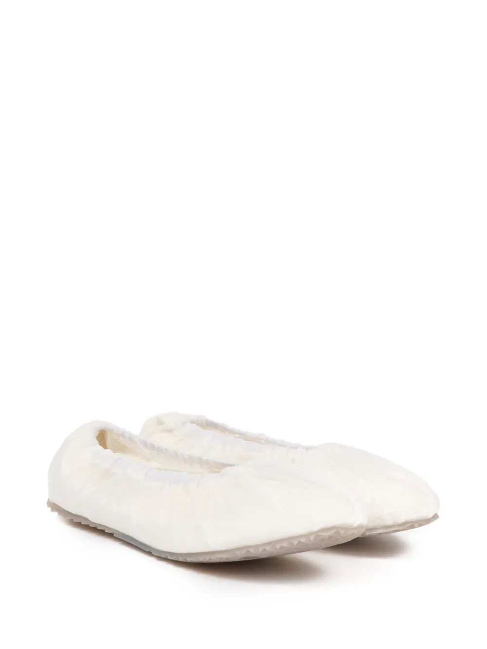 Maison Margiela Gesmockte ballerina's - Wit