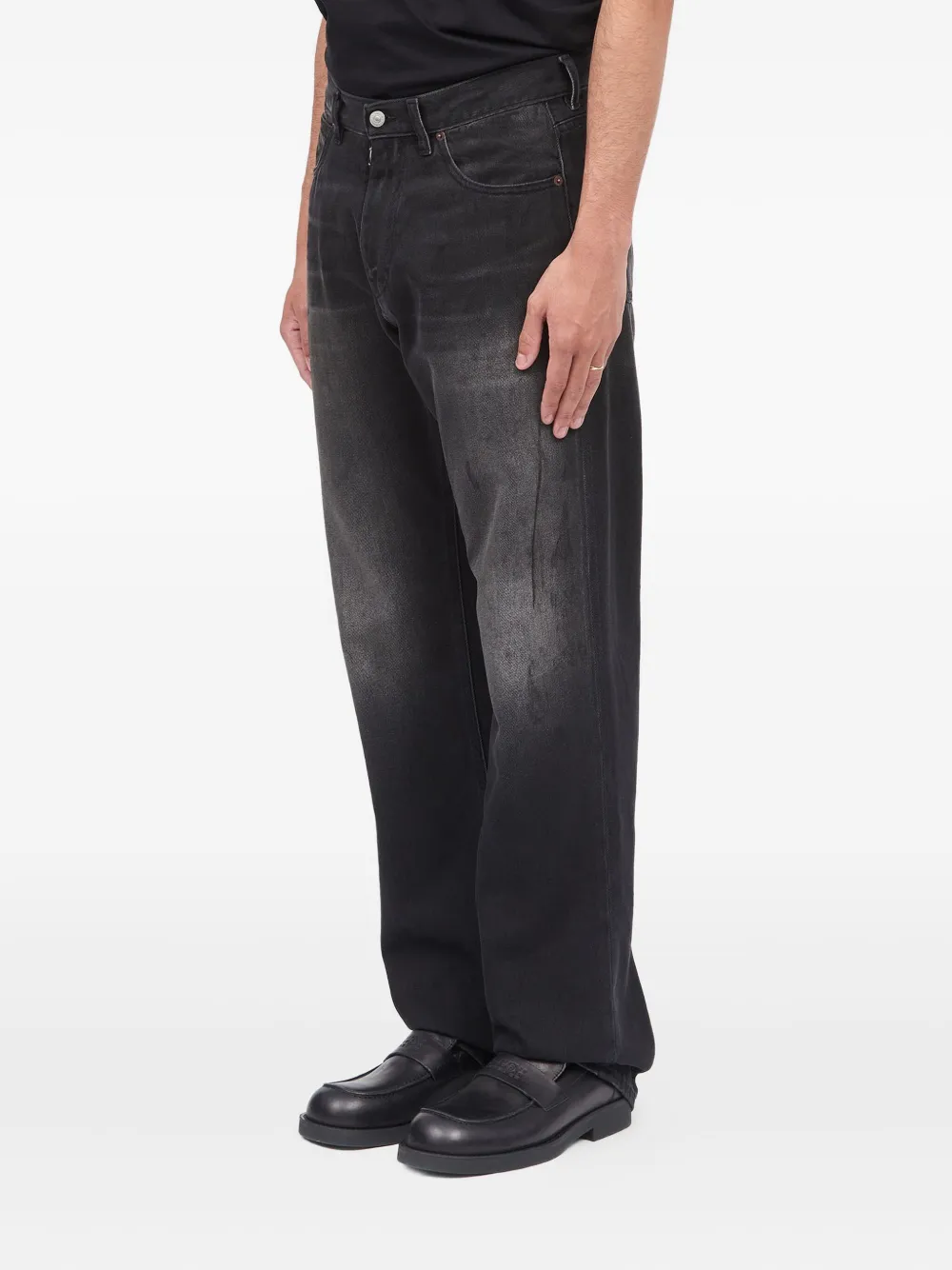 MM6 Maison Margiela Jeans met vijf zakken Zwart