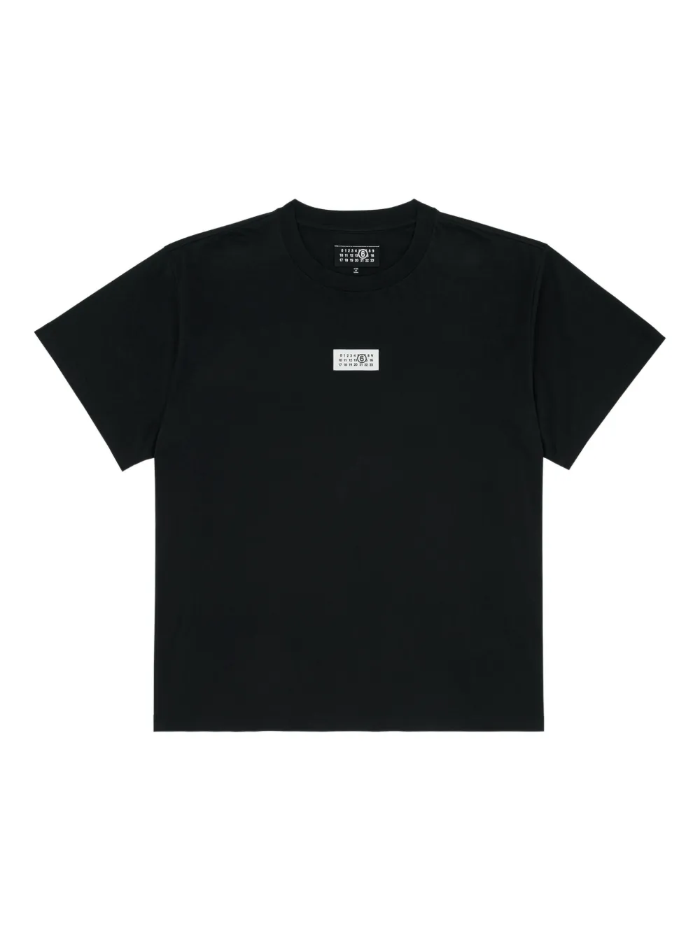 MM6 Maison Margiela playera con estampado gráfico | negro | Image 1