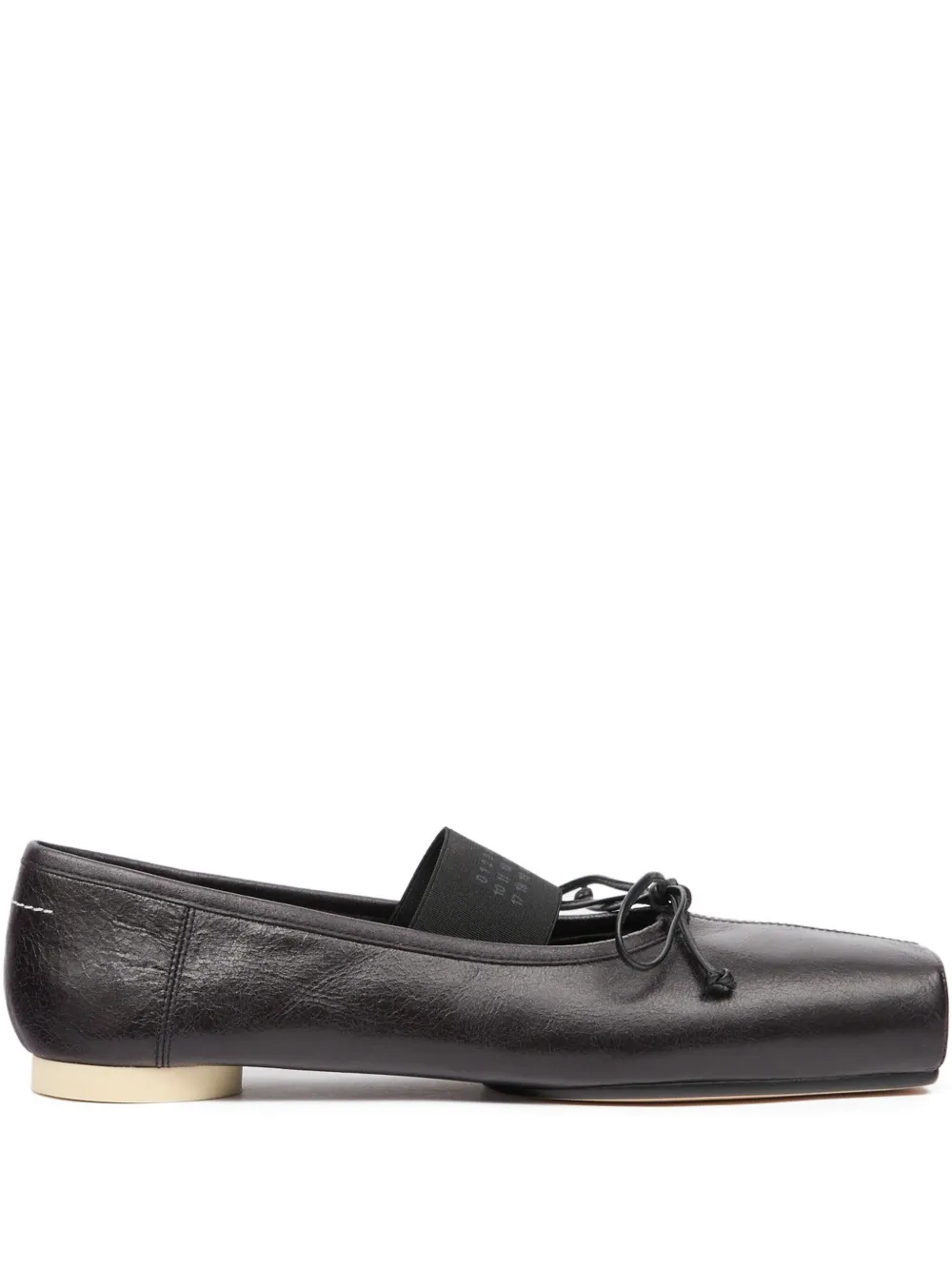 MM6 Maison Margiela Ballerine con nodo - Nero