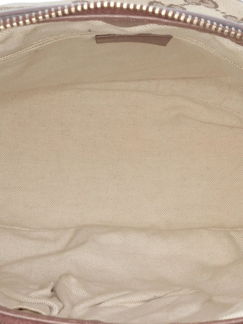 Pre-owned Gucci 2016-2025 Gg Canvas Sukey Satchel In Brown