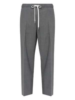 MM6 Maison Margiela Drawstring Trousers | Black | FARFETCH RO