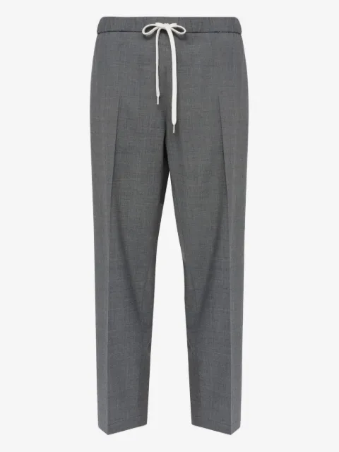 MM6 Maison Margiela pantalones con cordones en la pretina