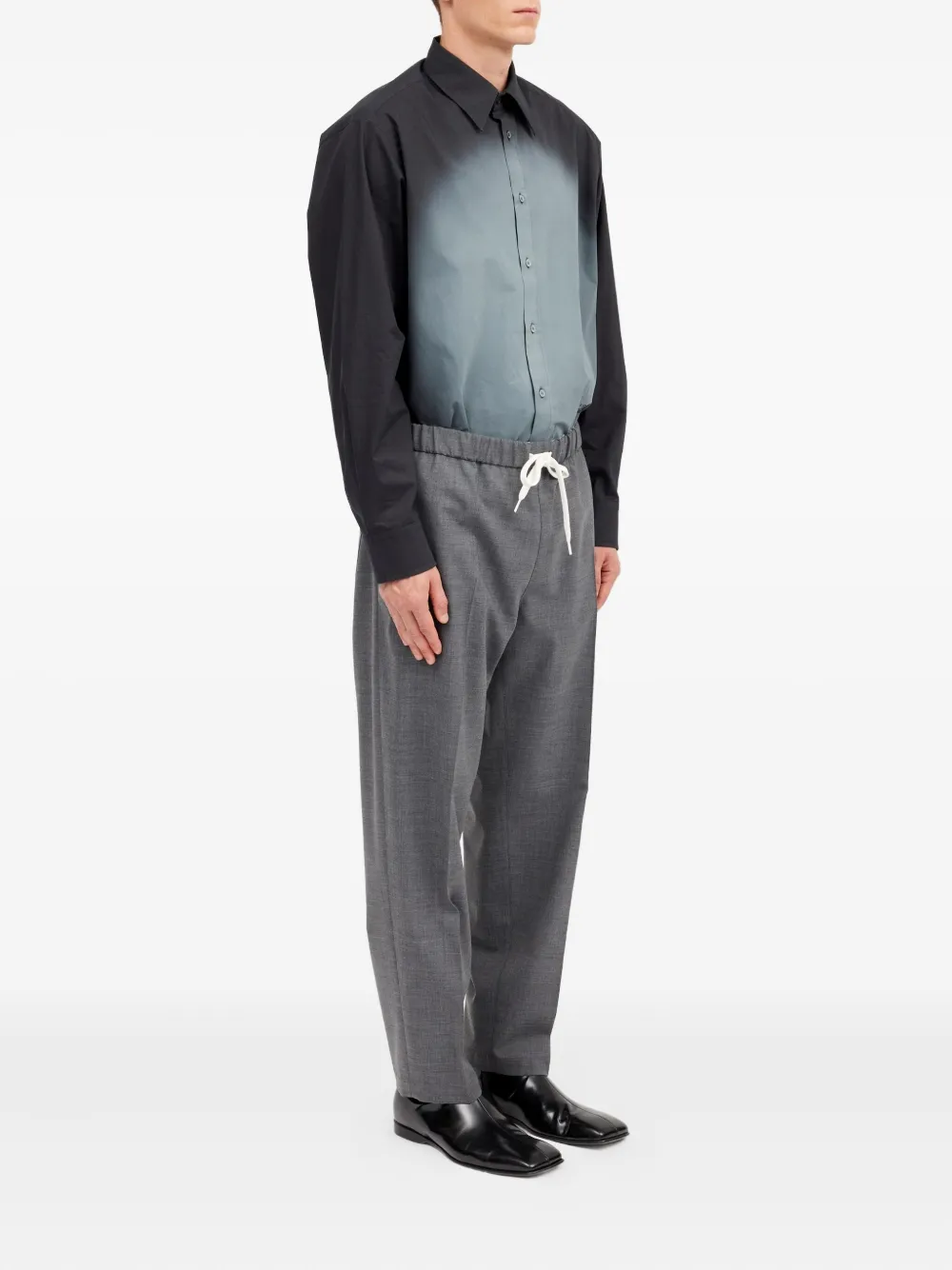 MM6 Maison Margiela Broek met trekkoord Grijs