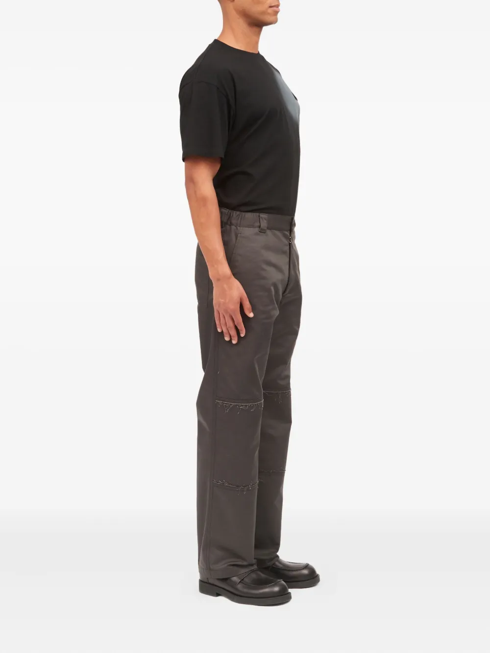 MM6 Maison Margiela Broek met vlakken Grijs