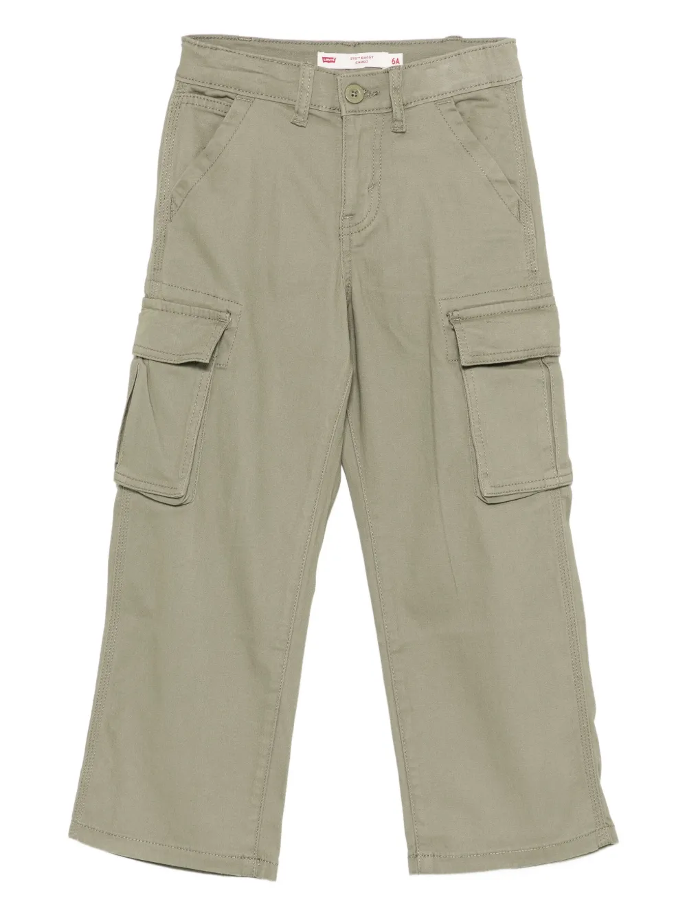 Levi's Logo-tag Trousers In Green