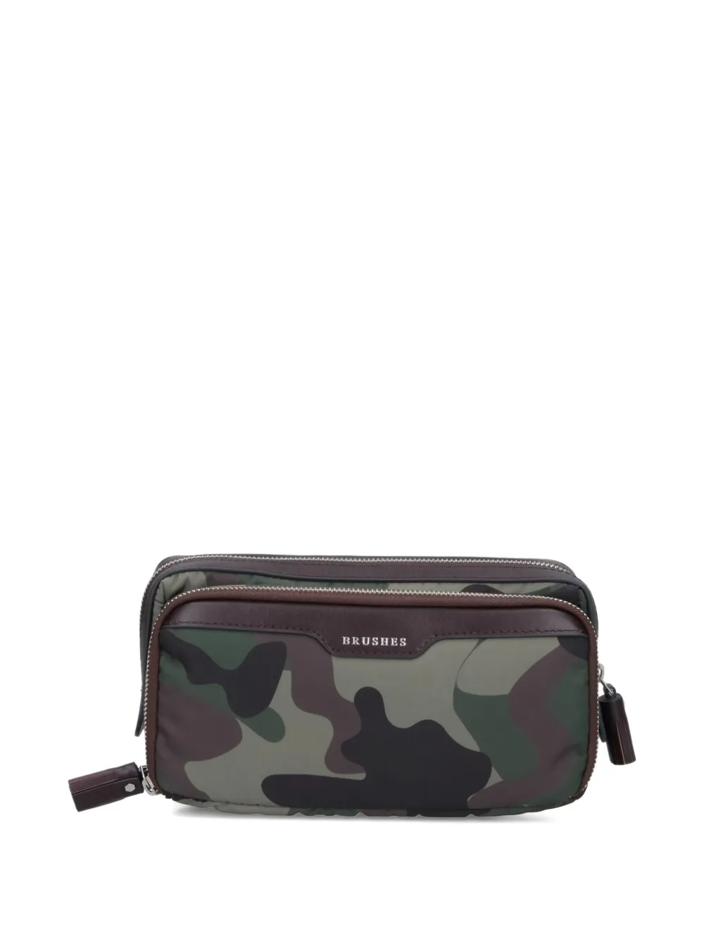 Anya Hindmarch Camouflage-print Makeup Bag In Green