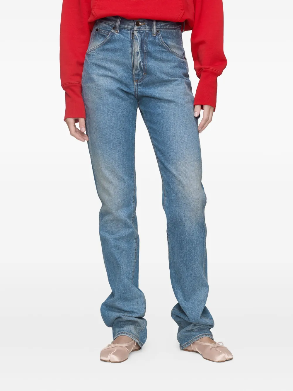  Maison Margiela Vaqueros Con Cinco Bolsillos - Azul 