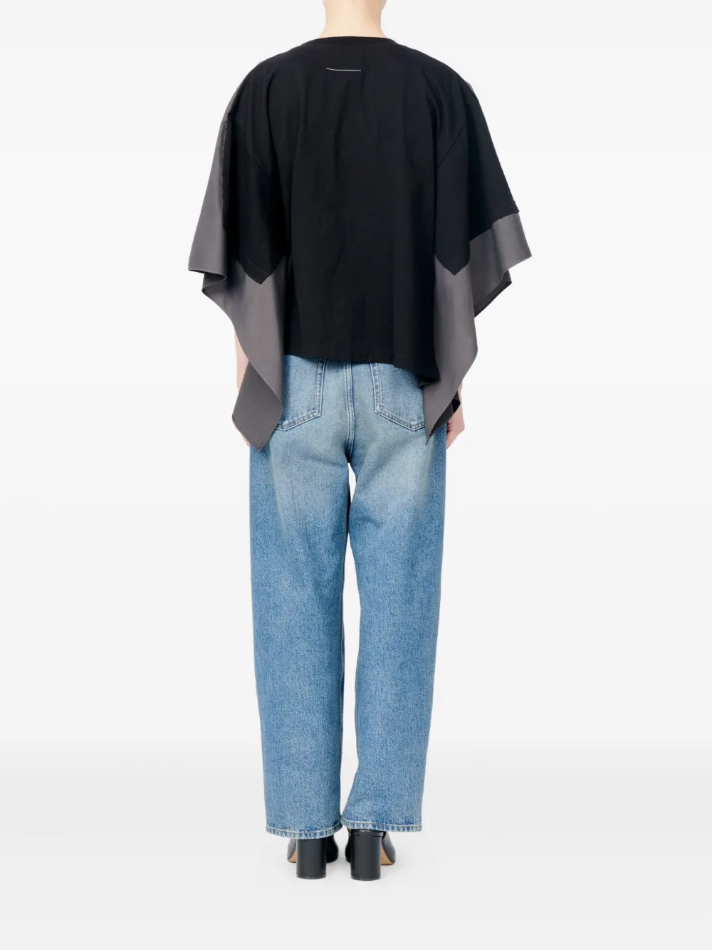 MM6 Maison Margiela Blouse met ronde hals Zwart