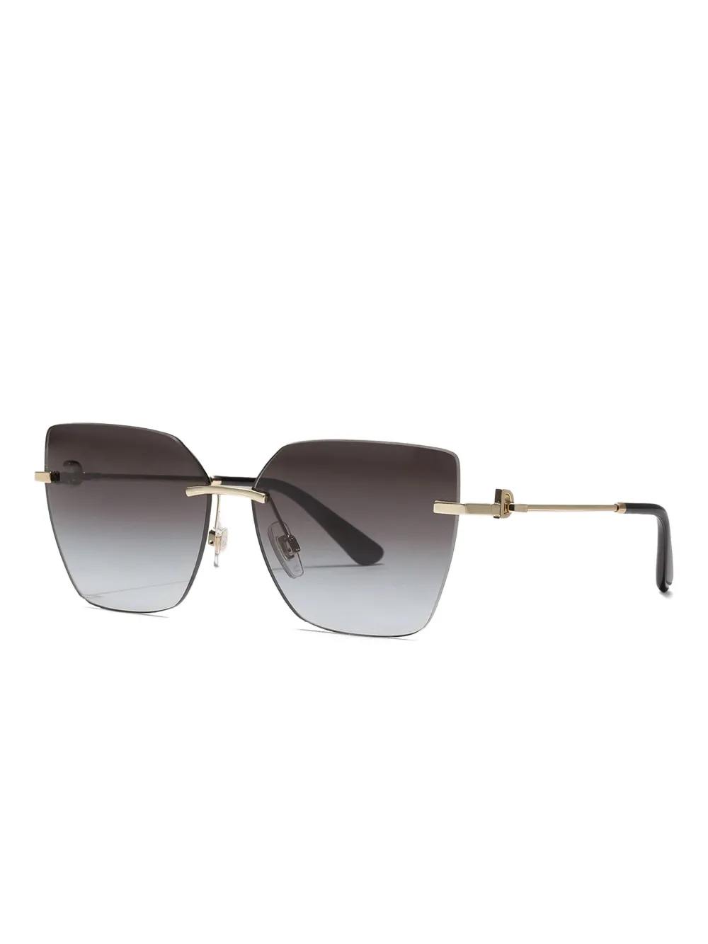 Dolce & Gabbana Eyewear DG Flip logo sunglasses - Goud