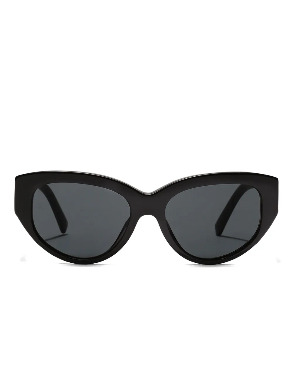 Dolce & Gabbana Dg Crossed Cat-eye Sunglasses In Black