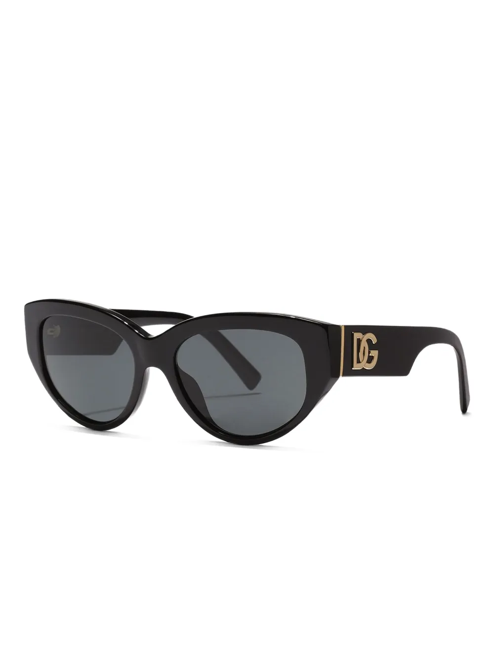 Dolce & Gabbana Eyewear DG Crossed zonnebril met cat-eye montuur Zwart
