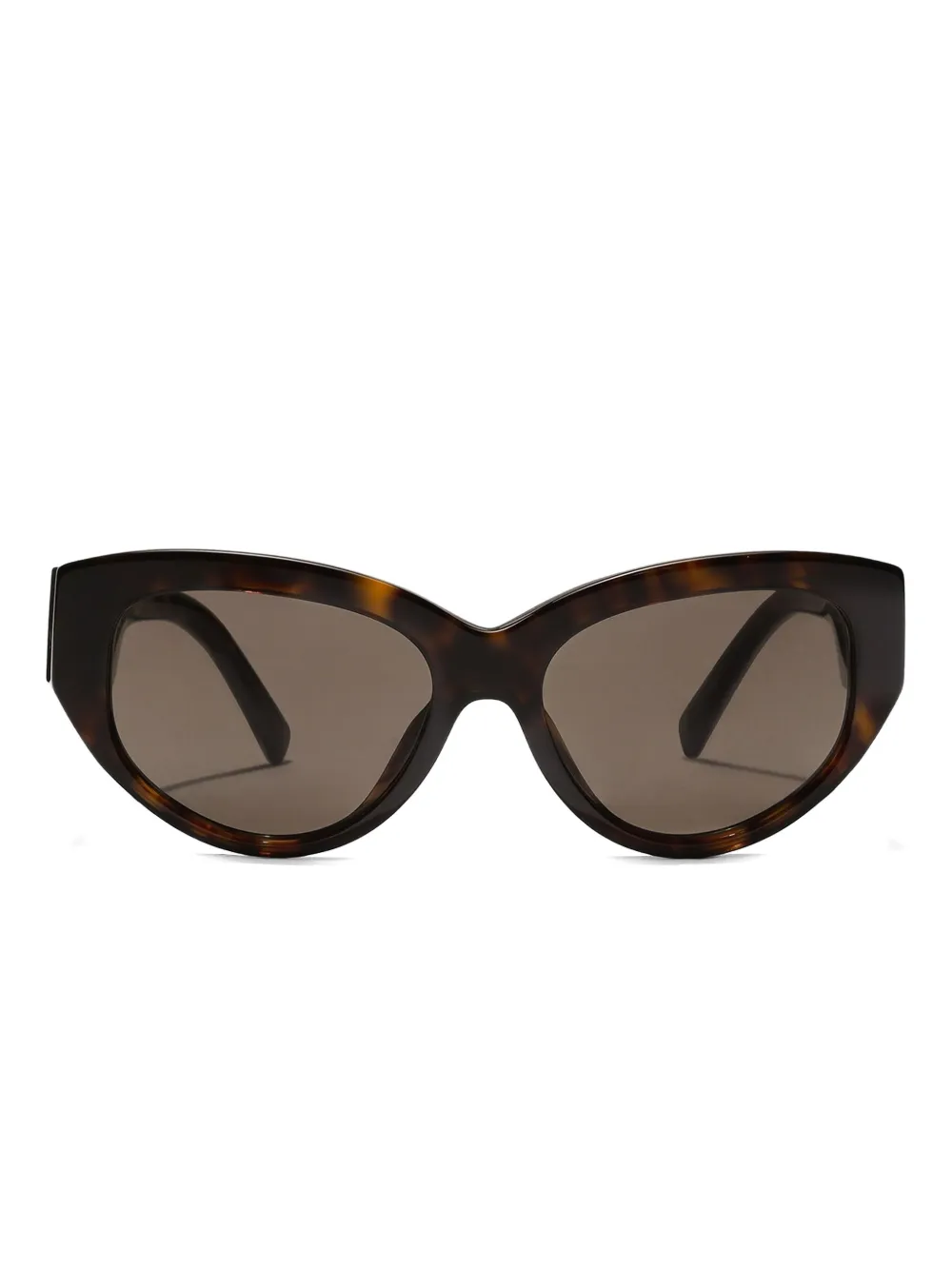 Dolce & Gabbana Dg Crossed Cat-eye-frame Sunglasses In Brown