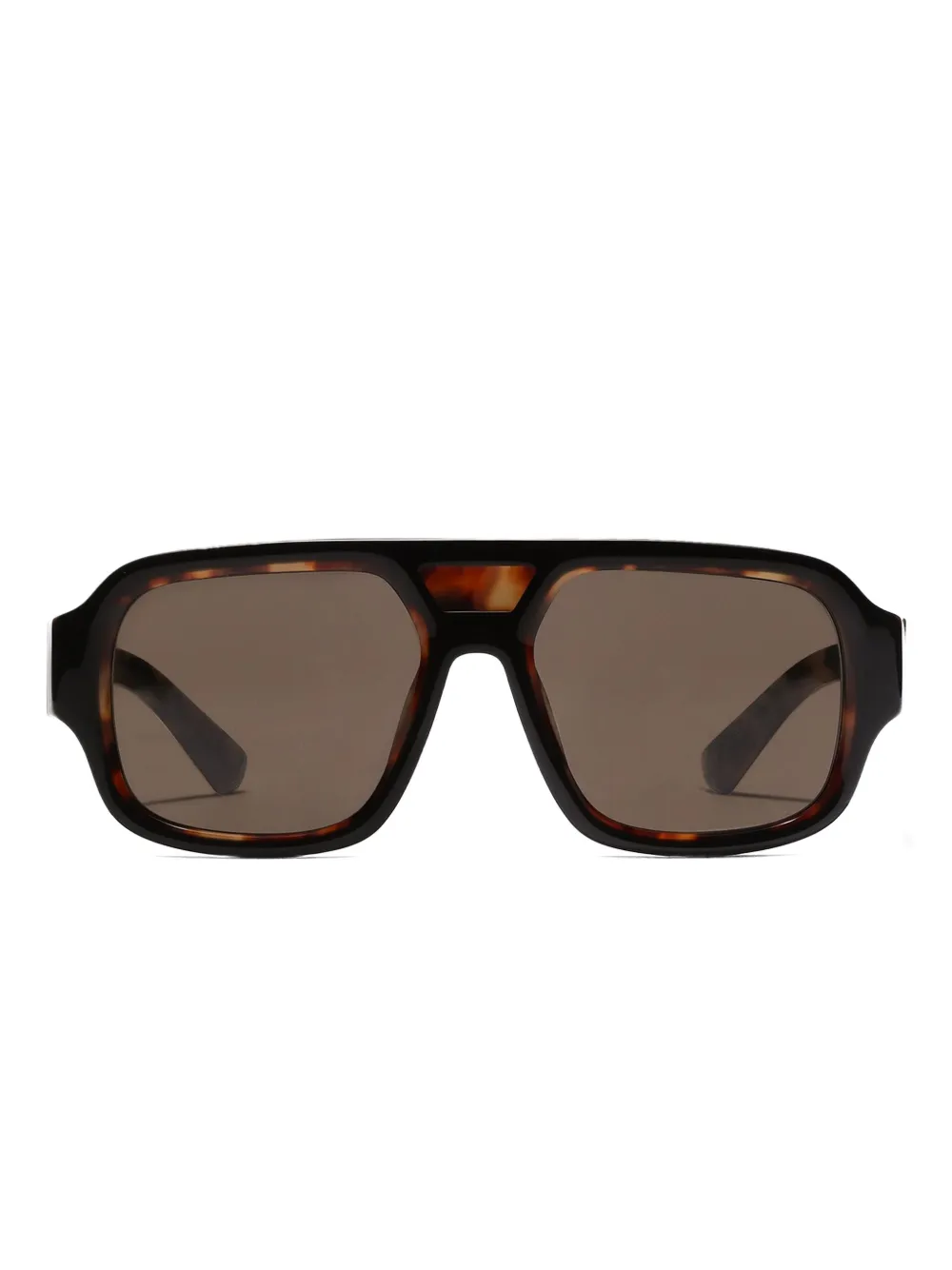 Dolce & Gabbana Eyewear Sartoriale square-frame sunglasses - Marrone
