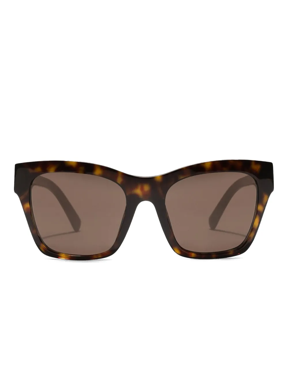Dolce & Gabbana Dg Crossed Square Sunglasses In Brown