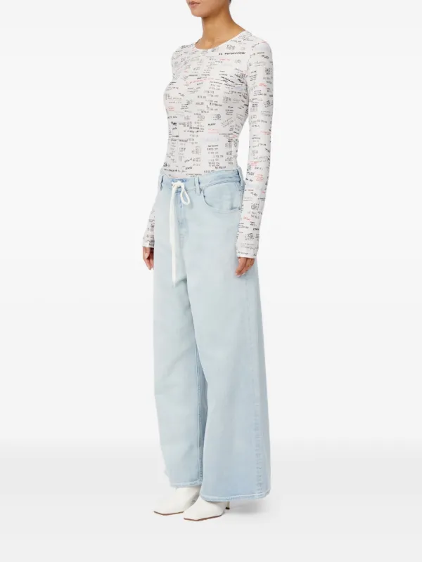 MM6 Maison Margiela ドローストリング パンツ | ブルー | FARFETCH JP