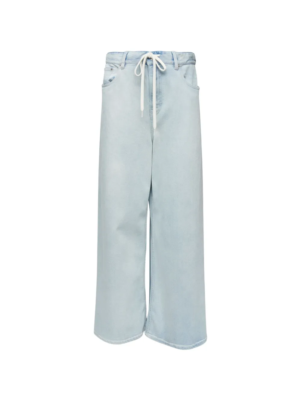 MM6 Maison Margiela Broek met vijf zakken en trekkoord Blauw