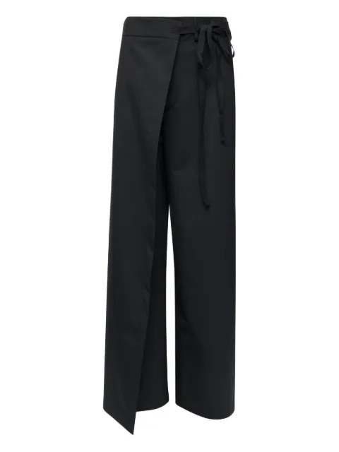 MM6 Maison Margiela pantalon de tailleur noué
