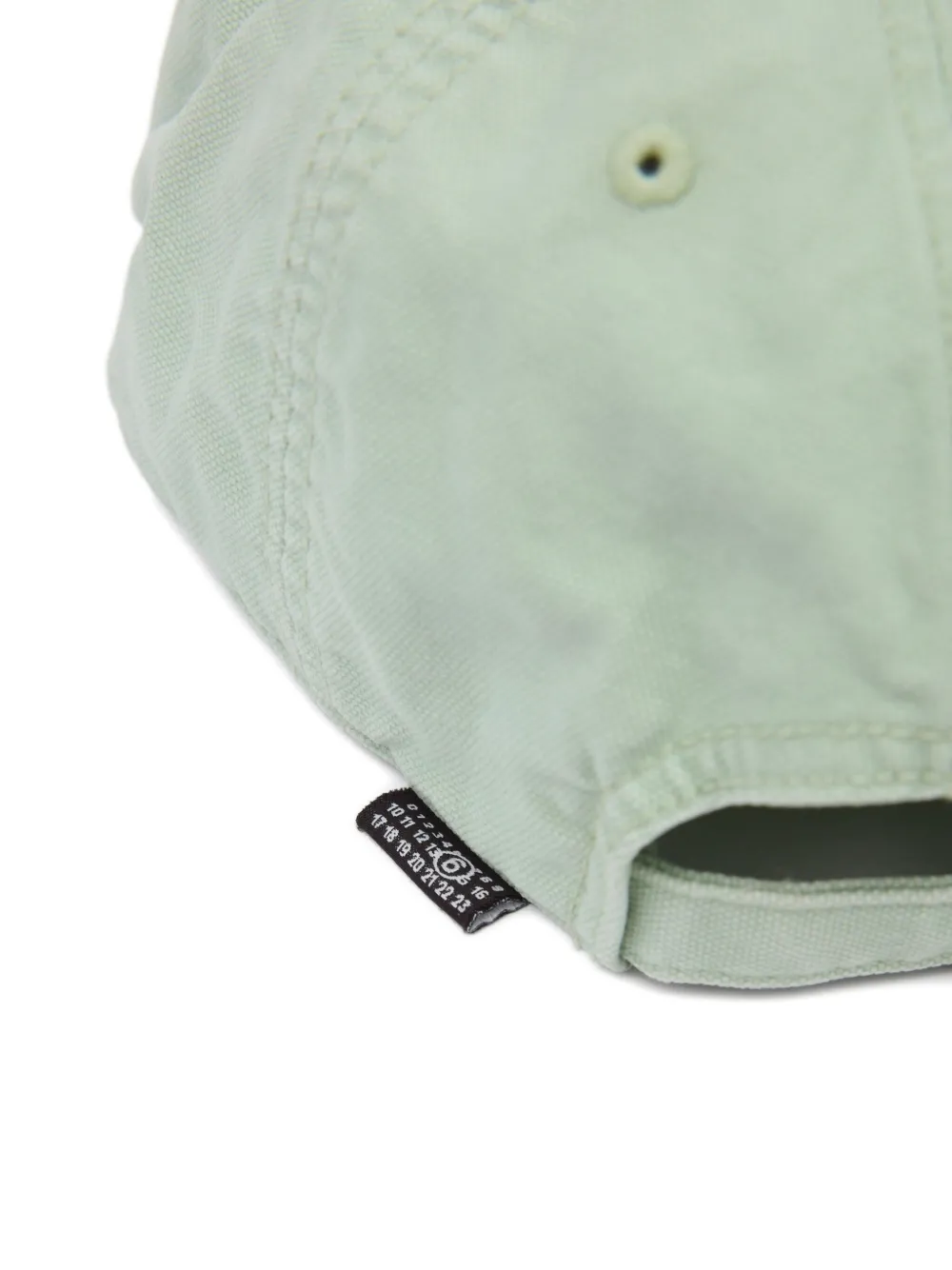 Mm6 Maison Margiela Embroidered Baseball Cap In Green