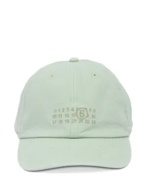 MM6 Maison Margiela ロゴ キャップ | ピンク | FARFETCH JP