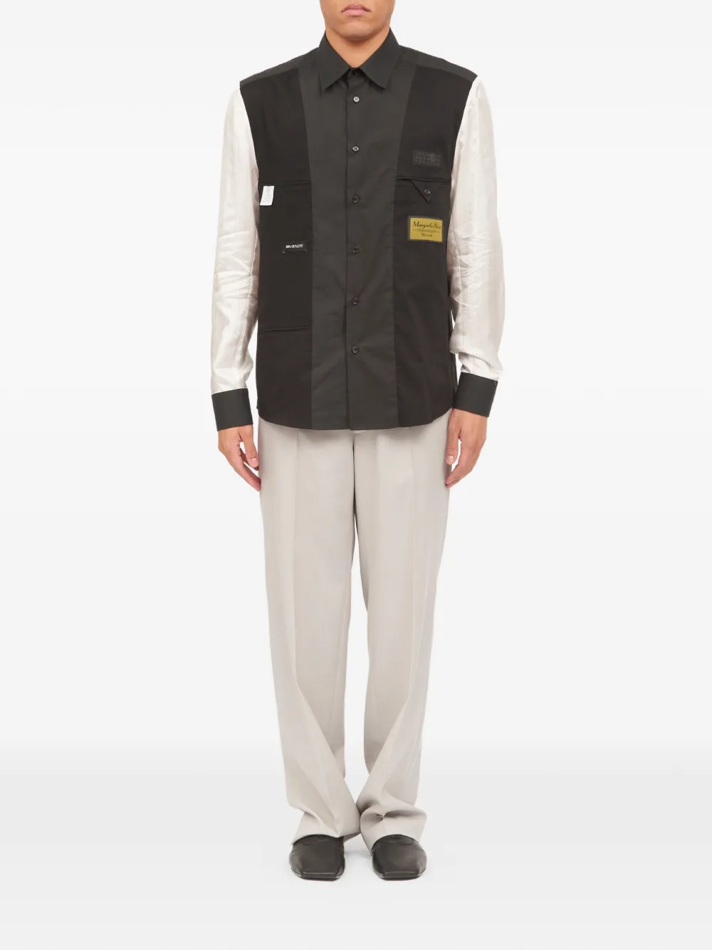 MM6 Maison Margiela Overhemd met lange mouwen - Zwart