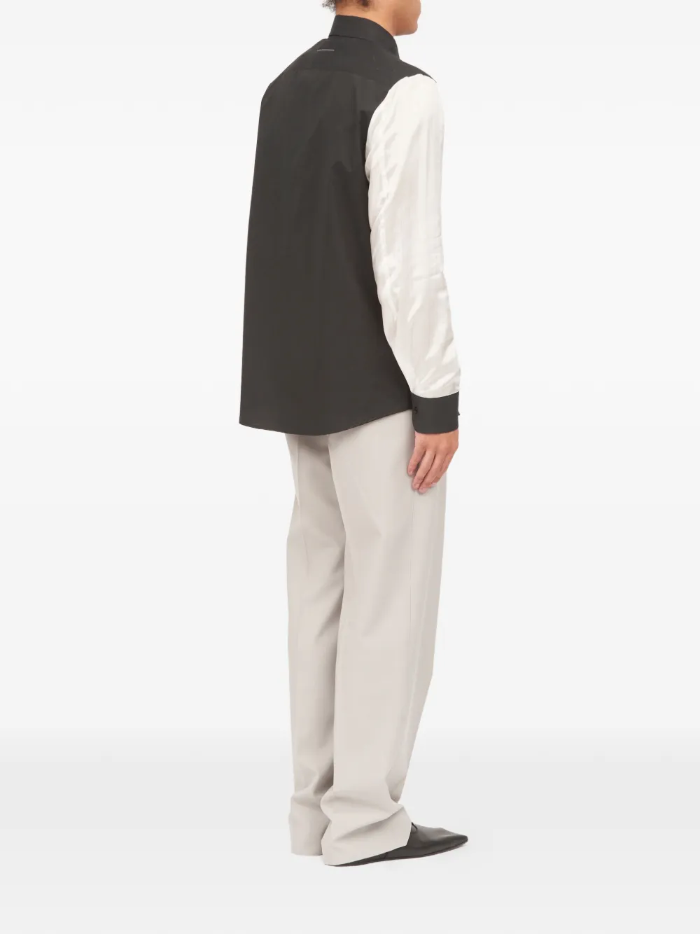 MM6 Maison Margiela Overhemd met lange mouwen Zwart