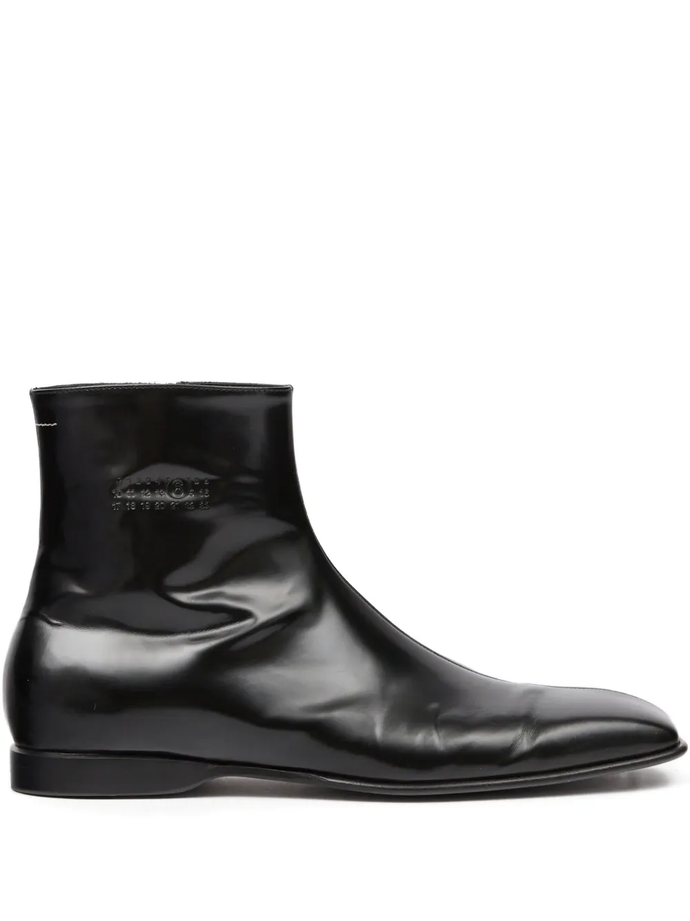 MM6 Maison Margiela square-toe ankle boots | Black | Image 1