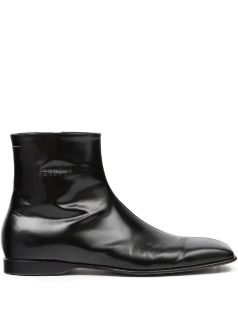 MM6 Maison Margiela square-toe ankle boots