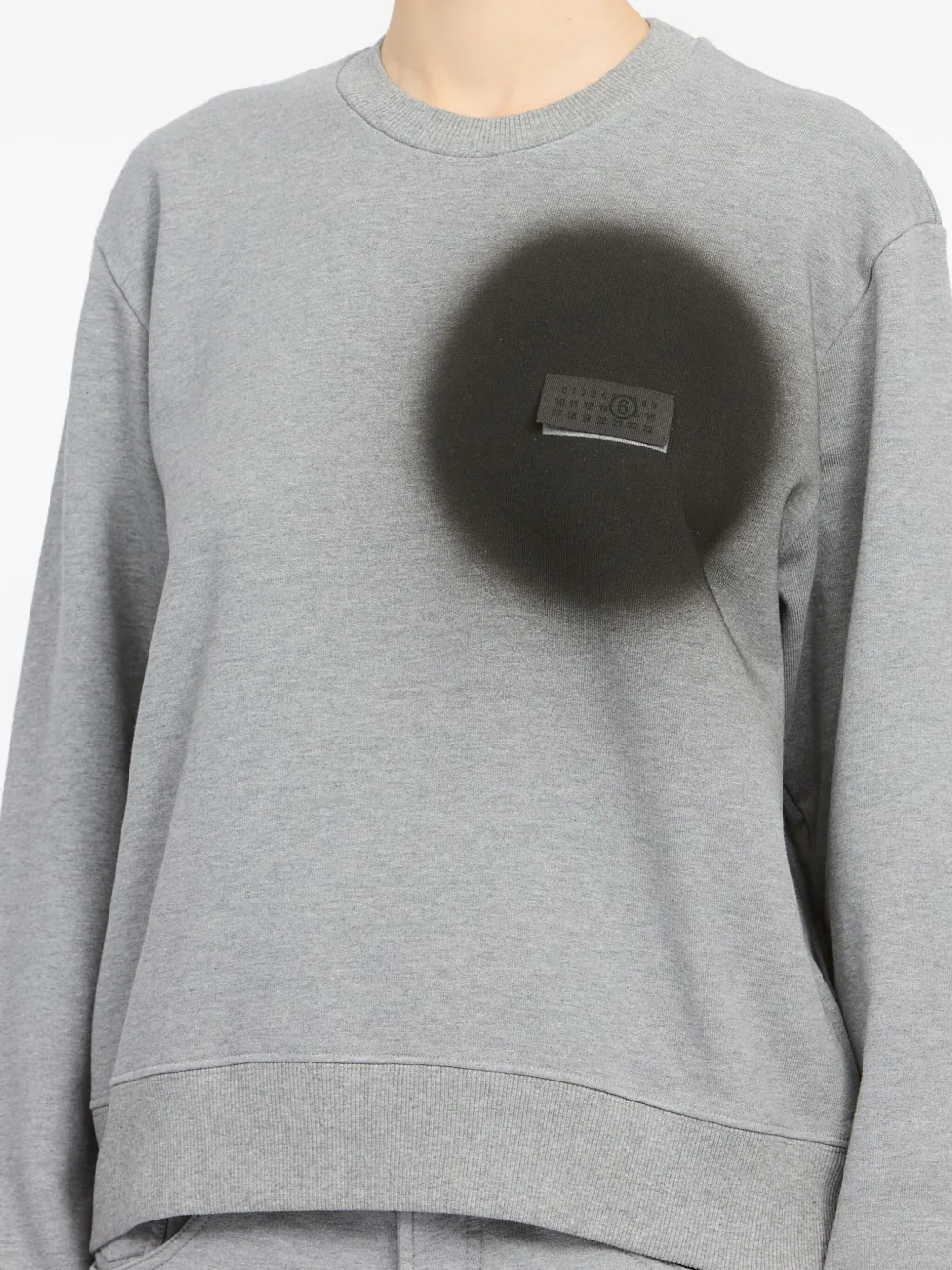 MM6 Maison Margiela Sweater met lange mouwen Grijs