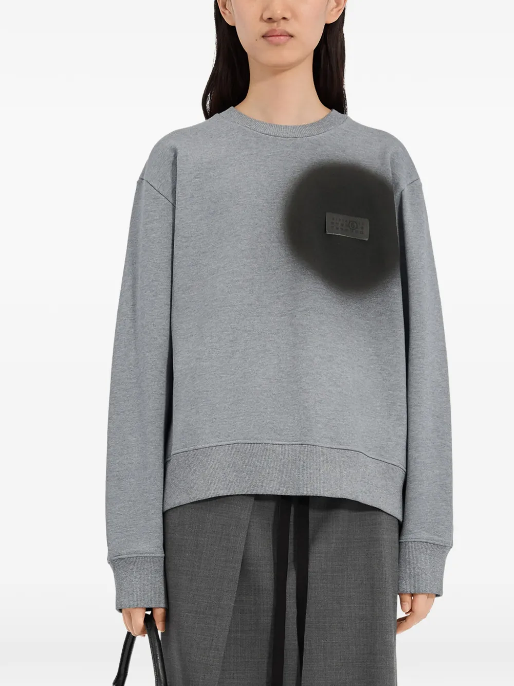 MM6 Maison Margiela Klassisches Sweatshirt - Grau