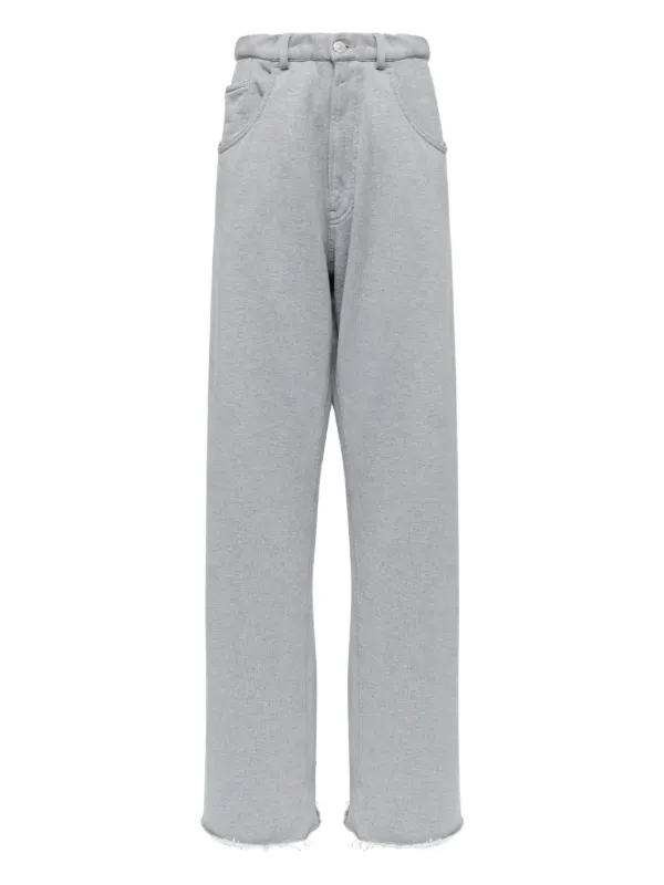 MM6 Maison Margiela カットオフエッジ パンツ | グレー | FARFETCH JP