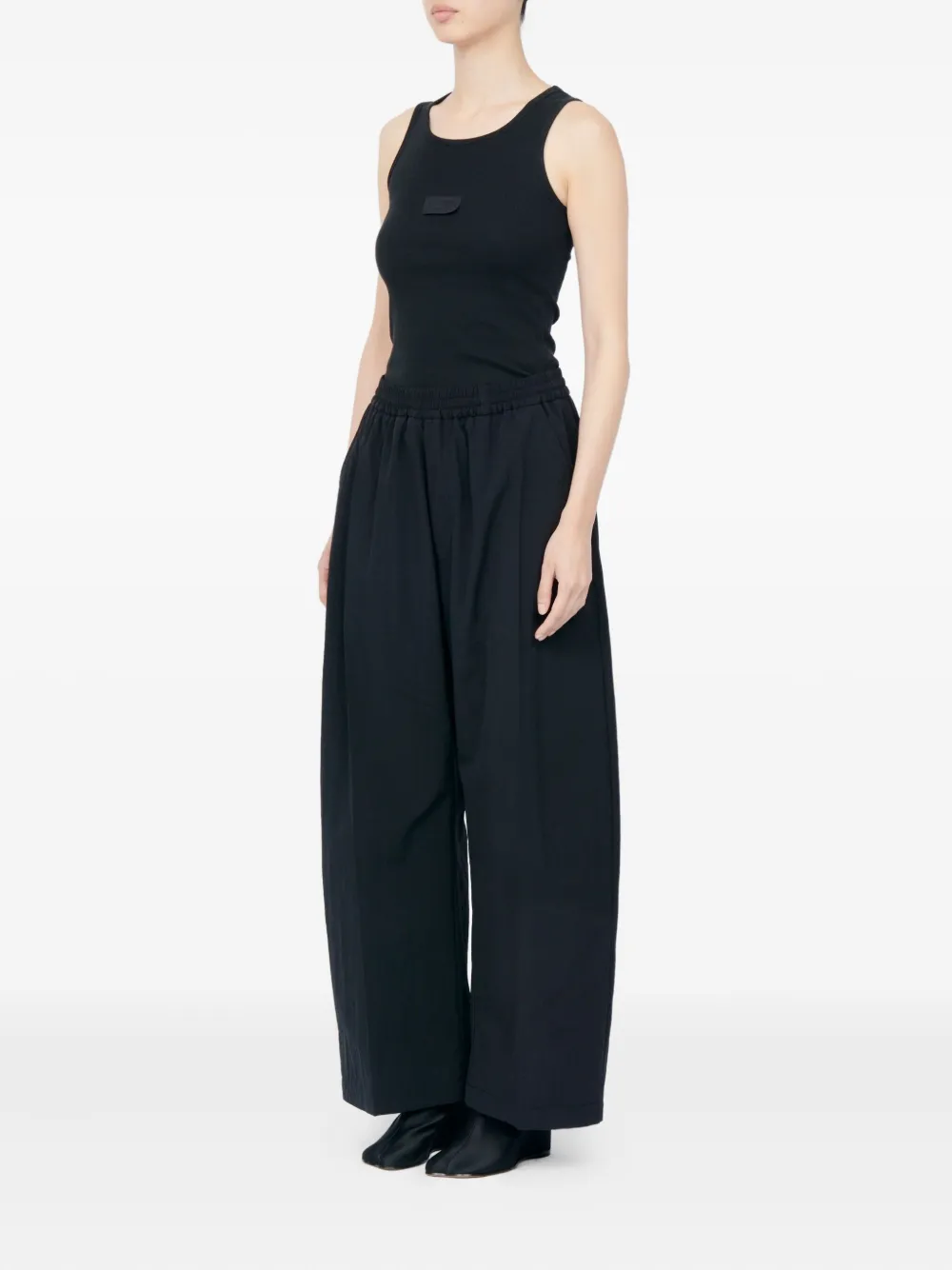 MM6 Maison Margiela Elastische pantalon Zwart