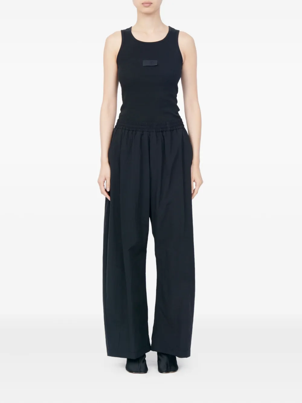 MM6 Maison Margiela Elastische pantalon - Zwart