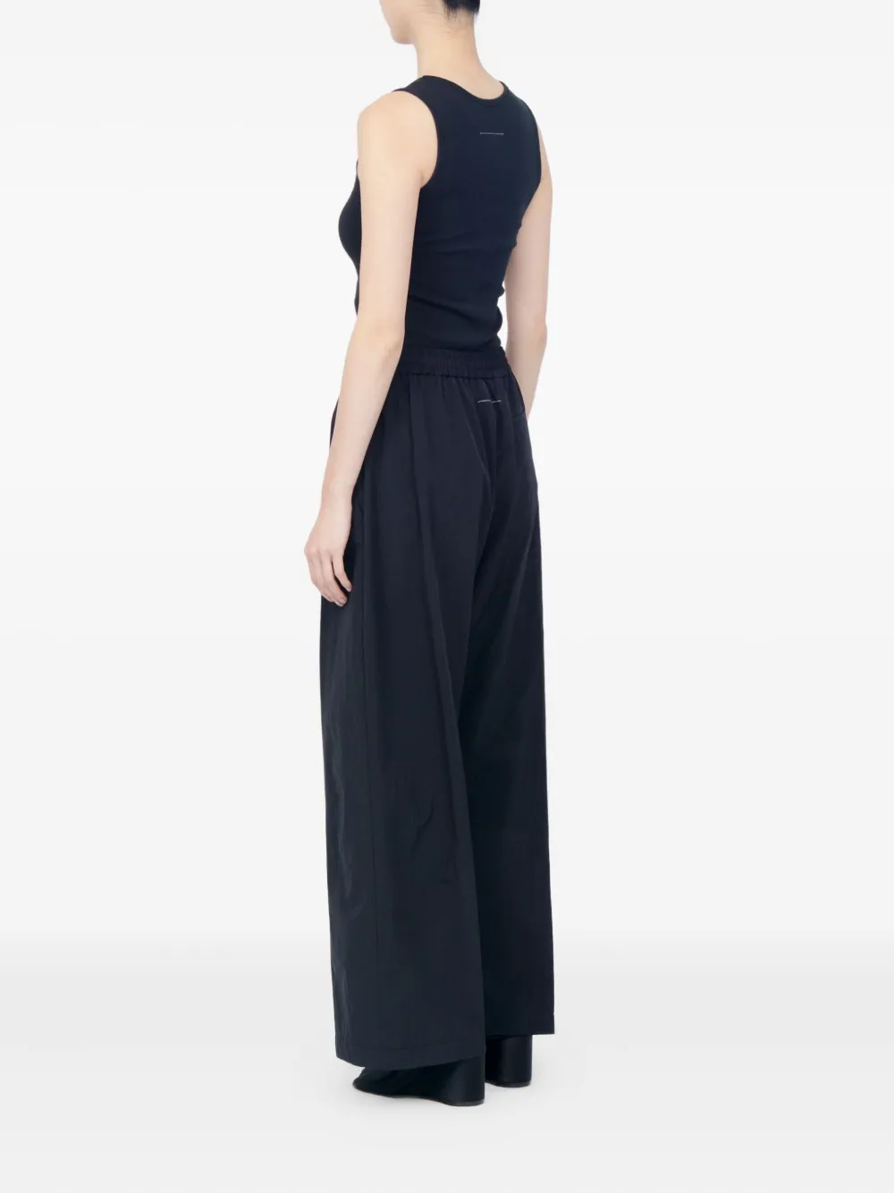 MM6 Maison Margiela Elastische pantalon Zwart