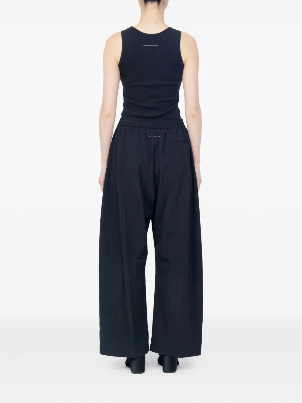 MM6 Maison Margiela Elastische pantalon Zwart