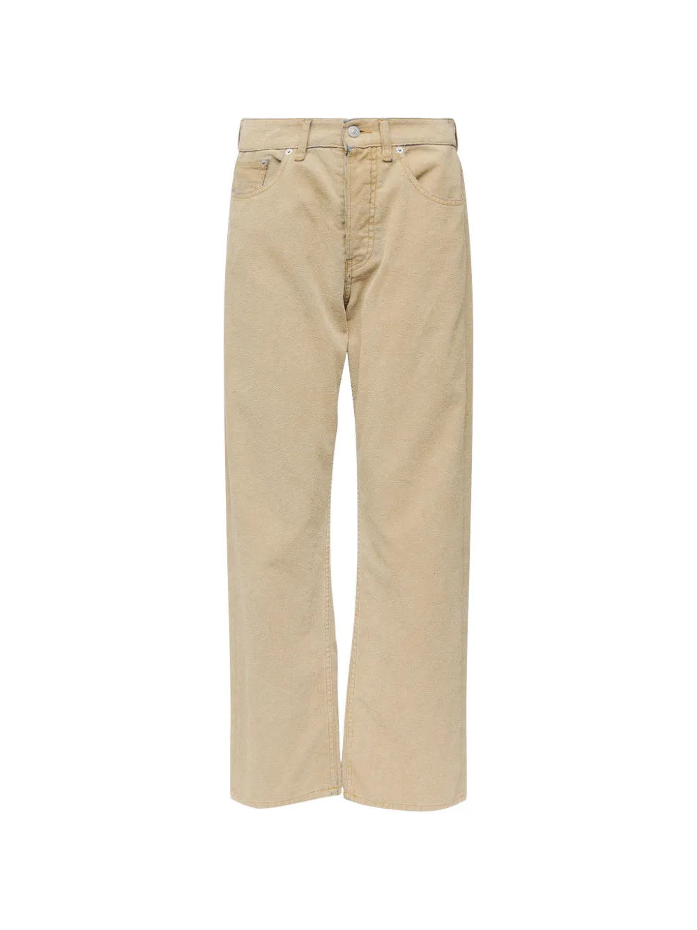 MM6 Maison Margiela Broek met knoopsluiting Beige